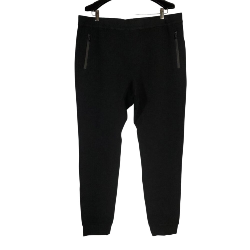 John Varvatos Marlon Interlock Performance Sweatpants Joggers Men's XXL Black